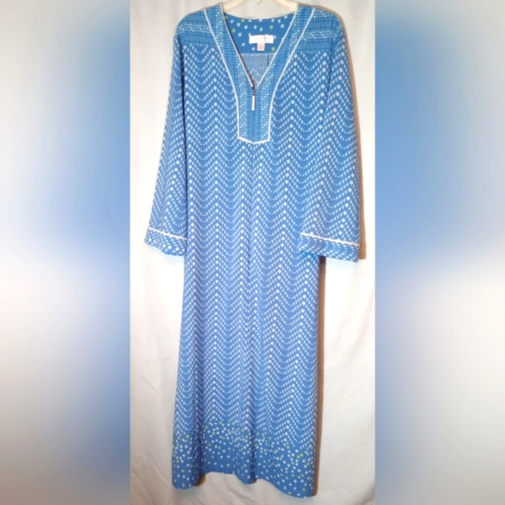 Oscar Dela Renta Pink label Quarter  Sleeves  Muu Muu House Dress